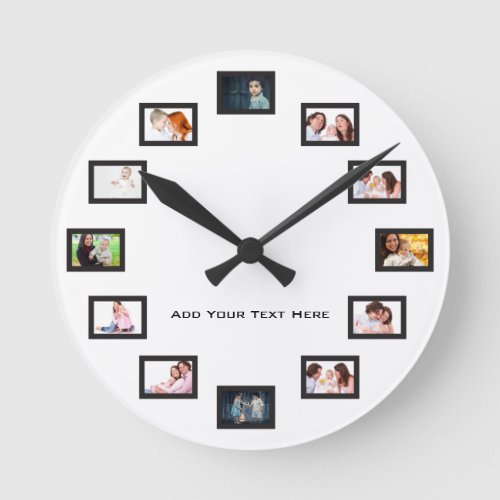 Create Custom Photos Pocket Round Clock