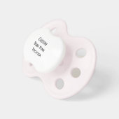 Create Custom Pink Pacifier for Baby Infant Girl (Front Right)