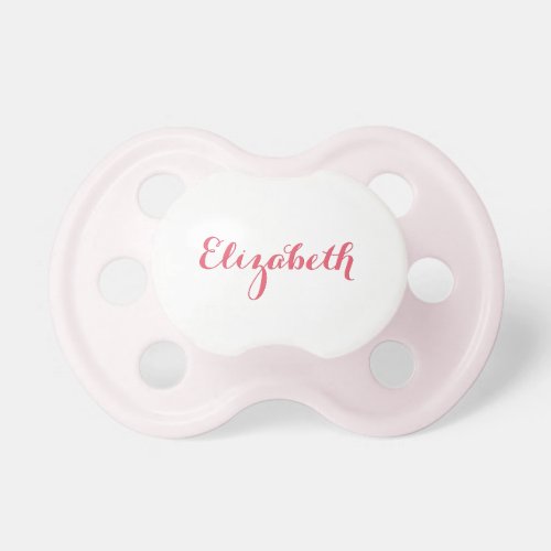 Create Custom Pink Pacifier for Baby Infant Girl