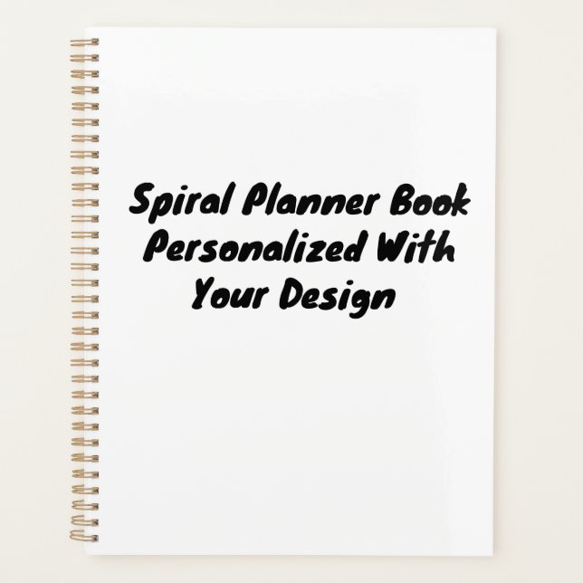 Create Custom Planner - Personalized Soft Cover De (Front)