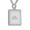 Create Custom Pure Sterling Silver Photo Necklace