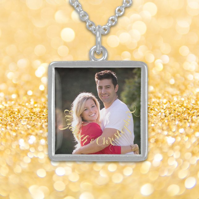 Create Custom Pure Sterling Silver Photo Necklace (Create Custom Pure Sterling Silver Photo Necklace)