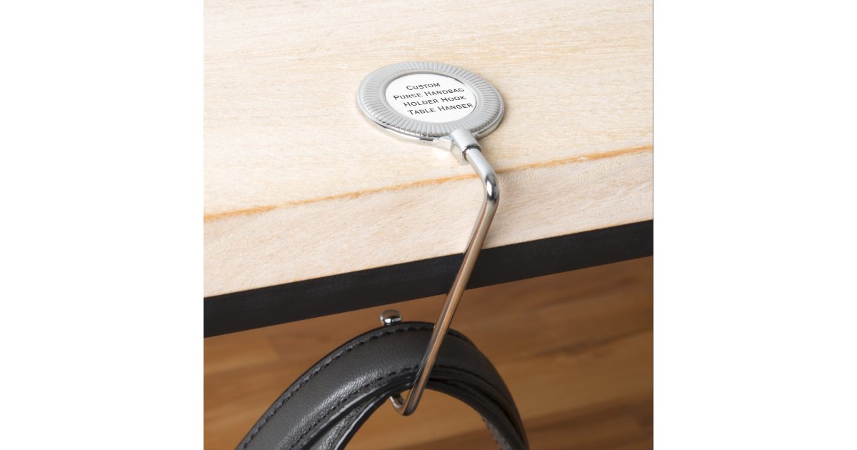 Create Custom Purse Handbag Holder Table Hanger | Zazzle.com