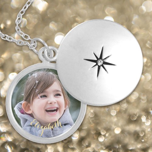 Create Custom Silver Plated Photo Locket Necklace