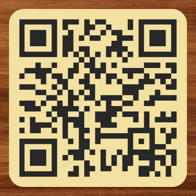 Create Custom Small Business Website QR Code Scan Square Sticker | Zazzle
