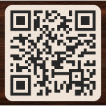Create Custom Small Business Website Scan QR Code Square Sticker<br><div class="desc">Create your own custom, personalized, simple, cool, modern, stylish, minimalist, hassle-free, easy-to-use, rustic earth and black color, business company organization corporate website address URL QR Code square stickers. To customize, simply type your business / company / small business / wedding website address, and the QR Code generator will automatically create...</div>