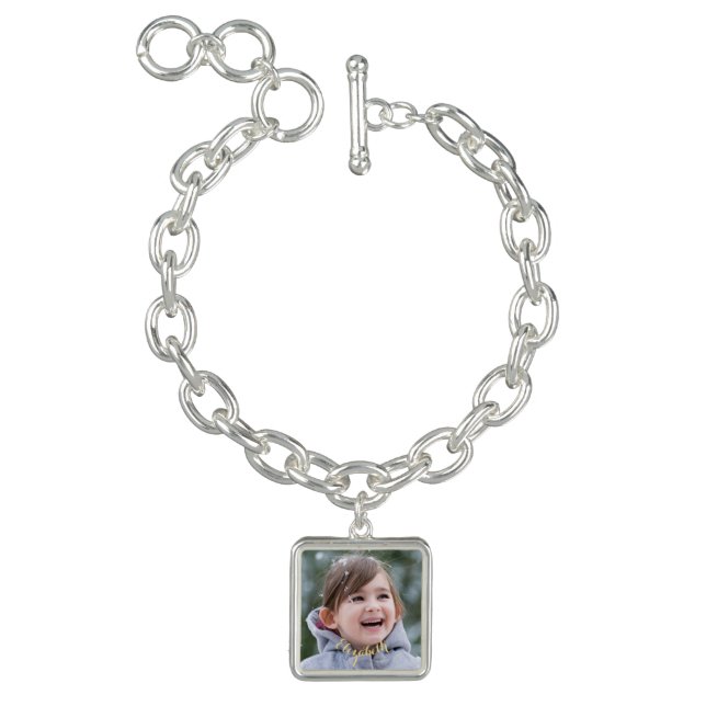 Create Custom Square Photo Charm Bracelet (Product)