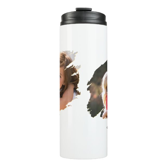 Create Custom Steel Double Wall Photo Text Travel Thermal Tumbler (Front)