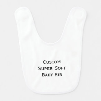 Create Custom Super-Soft Baby Bib 0-36 mths