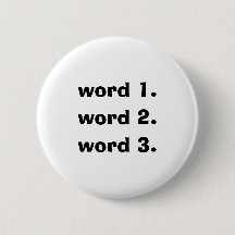 Create custom text simple three words expression