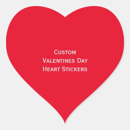 Create Custom Valentines Day Heart Photo Stickers
