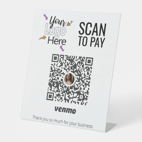 Create Custom Venmo for Business Pedestal Sign