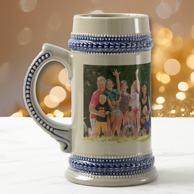 Create Custom Vintage Style Beer Stein Photo Mug (Create Custom Vintage Style Beer Stein Photo Mug)