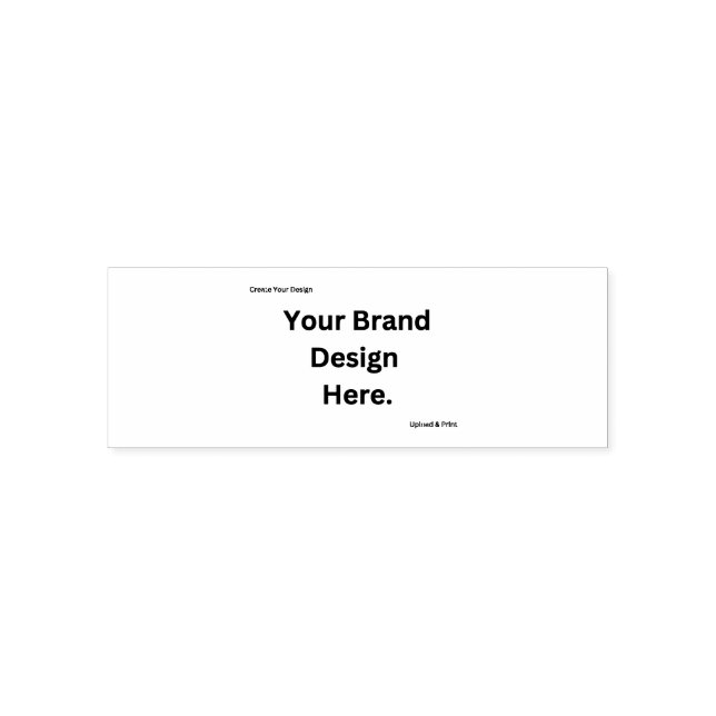 Create Design and Order Self Inking Rubber Stamp (Design)