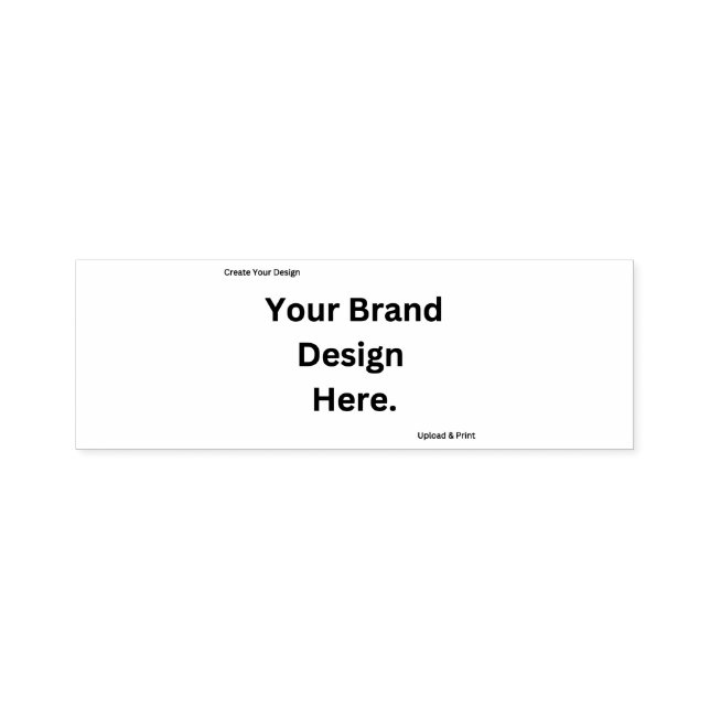 Create Design Upload For Self Inking Rubber Stamp (Design)