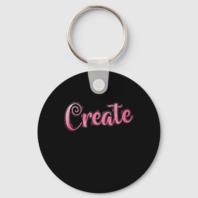 Create DIY Self Made Keychain (Front)