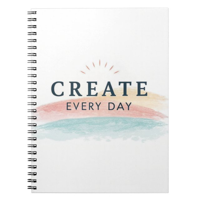 Create Every Day Journal – Minimal Design (Front)