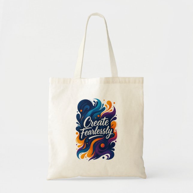 Create Fearlessly Tote Bag – Fearless Series (Front)