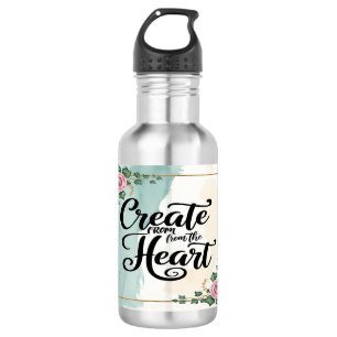 Create From The Heart 3 water bottle