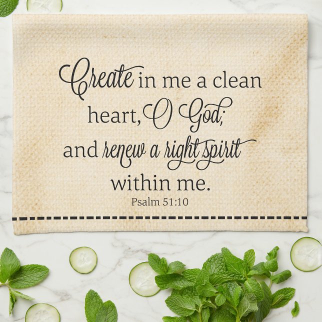 Create in me a clean heart sack cloth (Folded)