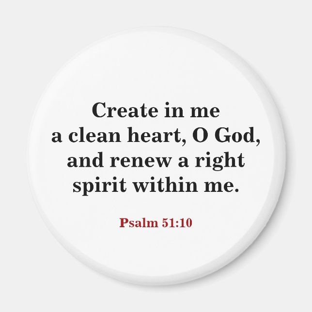 CREATE IN ME MAGNET (Front)