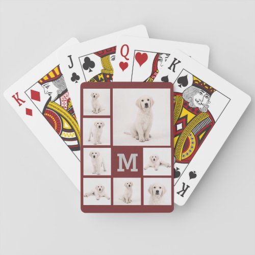 Create Instagram Photo Family Dog Cat Photos Playing Cards