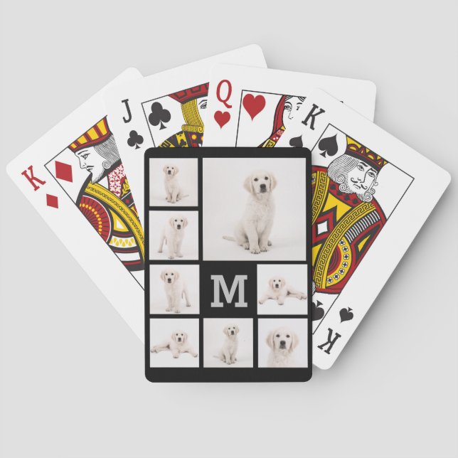Create Instagram Photo Family Dog Cat Photos Poker Cards (Back)