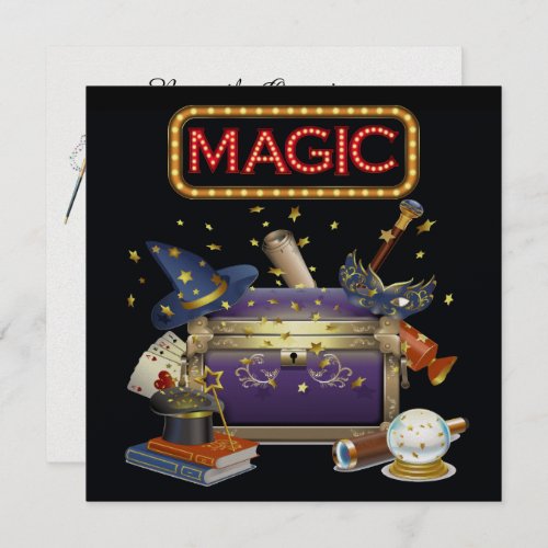 Create Magic 4 Invitation