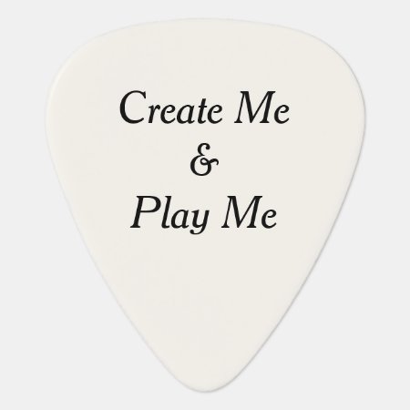Create Me And Play Me Personalized Plectrum