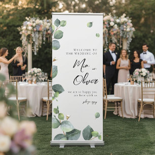 Create Memories with a Personalized Green Leaf Retractable Banner