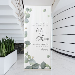 Create Memories with a Personalized Green Leaf Retractable Banner