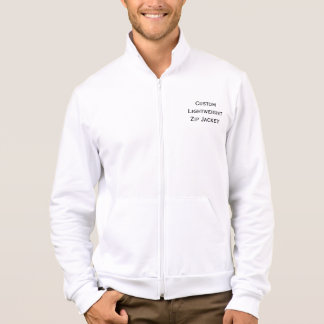 Create Mens Custom Lightweight Zip Jacket