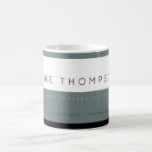 create modern gray&white custom profession coffee mug (Center)