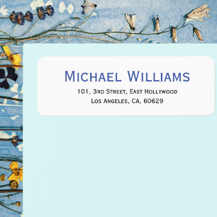 Create Modern Personalized Return Address Label