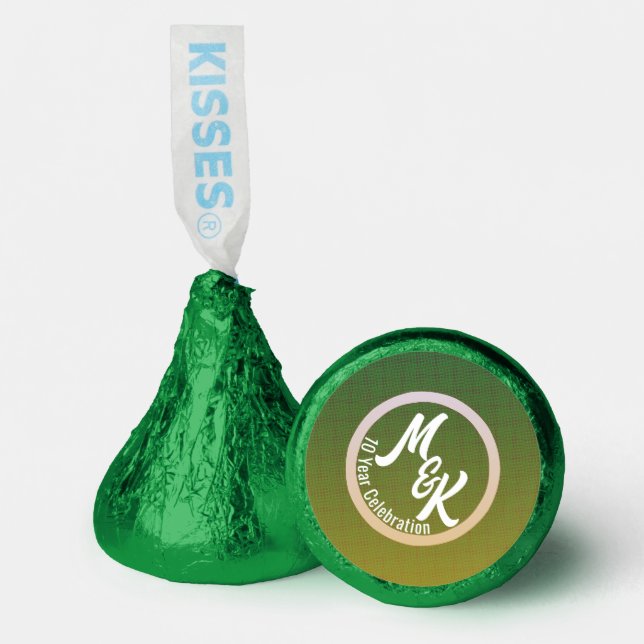 Create Monogram Hershey's Candy Favors (Front)