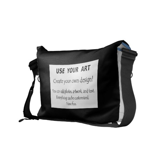 Create my own design it myself use my art photos messenger bag