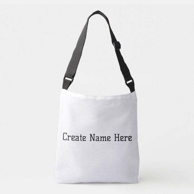 Create Name Here Printed Text-Handbags Wallets-Bag Crossbody Bag (Front)