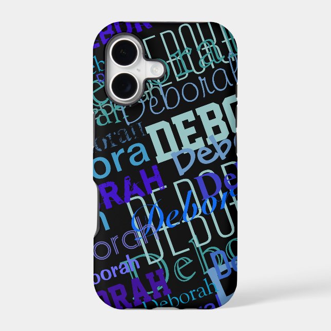 create name pattern iphone case (Back)