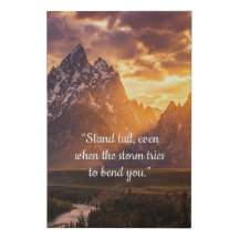 Create nature landscape canvas prints motivational