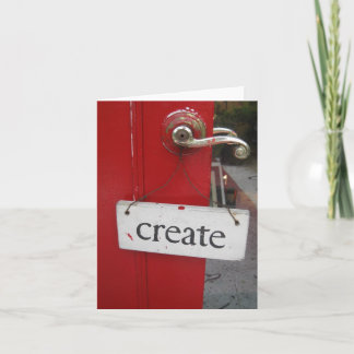 Create - Note Card