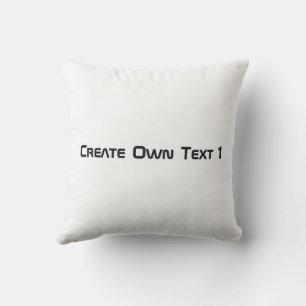 Create or Change Text Name Printed Outdoor Gifts  Pillow