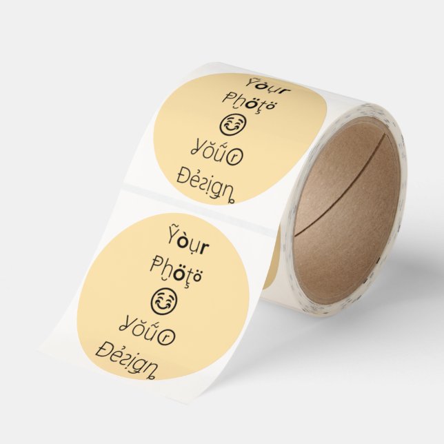 Create or Design Your Own  Classic Round Sticker (Roll)
