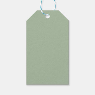 Create Own Apple Sage Green Gift Tags