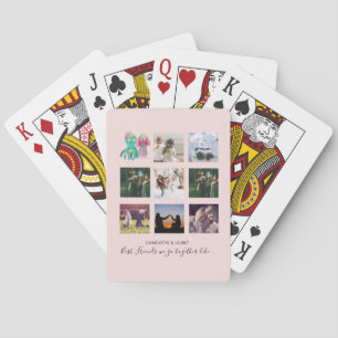 Create Own BFF Photo Collage gifts - Jellyfish Oct Poker Cards