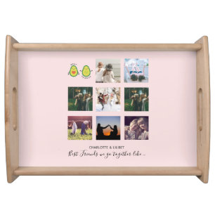 Create Own BFF Photo Collage gifts - Vegan Avocado Serving Tray