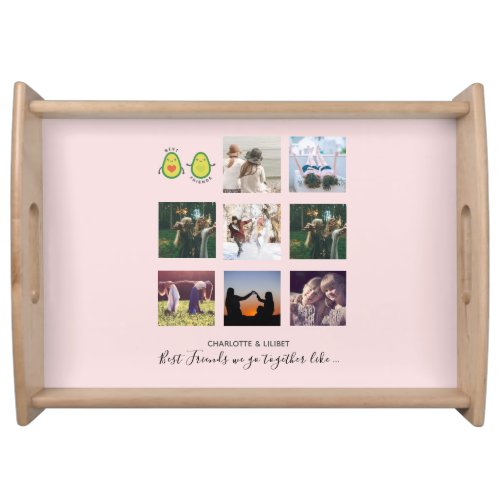 Create Own BFF Photo Collage gifts _ Vegan Avocado Serving Tray