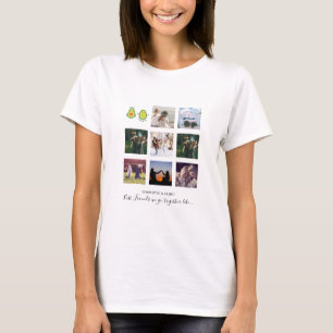 Create Own BFF Photo Collage gifts - Vegan Avocado T-Shirt