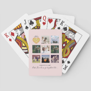 Create Own BFF Photo Collage Pizza Gift Poker Cards