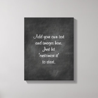 Create own chalkboard wall art menu sign proverb