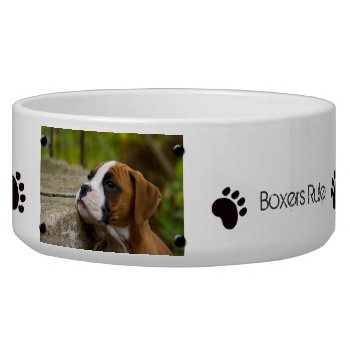 Create Own Custom Image And Text Dog Food Bowl by snrklz at Zazzle